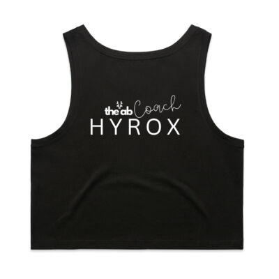 WENDY 1 - The AB Hyrox Sydney Personalised Womens Crop Singlet  Thumbnail